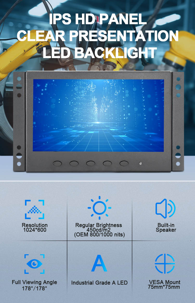 7 inch lcd disply