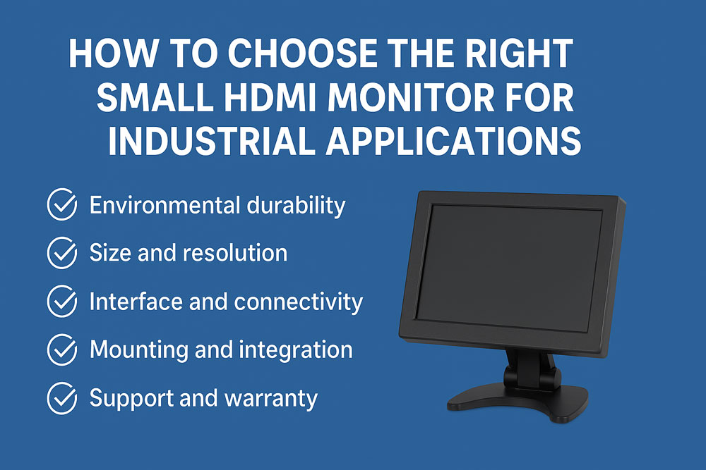 HDMI Monitor for Industrial Applications