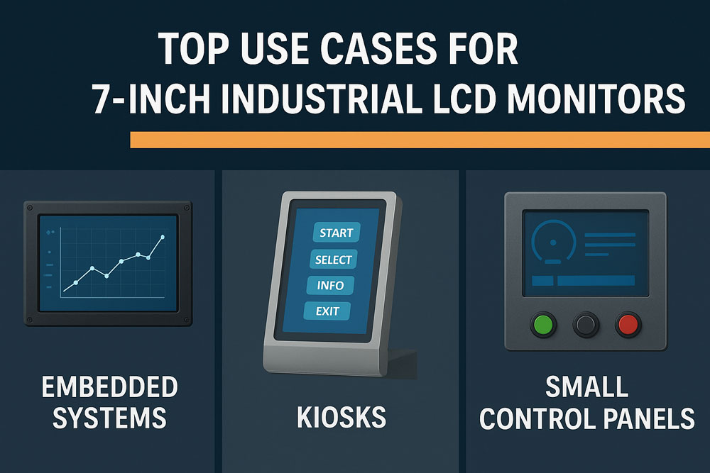 7-Inch Industrial LCD Monitors